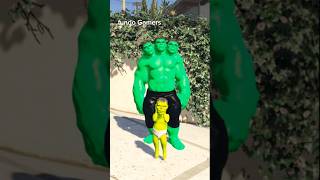 GTA V: Hulk😘 Gift 🎁Car To baby hulk 👶In gta 5 #shorts