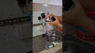 improvise water faucet with remote control using timer on delay and single switch