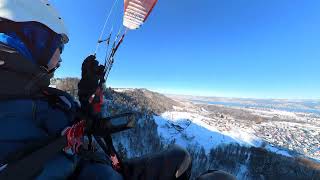 Uetliberg Takeoff  -  WINTER Paragliding