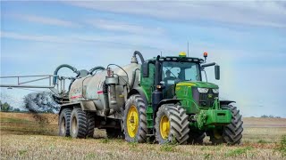 Rozlewanie Gnojowicy 2O21!! 3x JD ☆ GR Hładki ✬ John Deere 6175R & PICHON TCI 18500 ☆ AGRO Wiesniak™