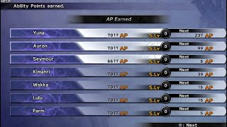 Final Fantasy X Sinspawn Gui EASY 7,000+ AP FOR EVERYONE 38,000+ Gil