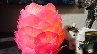 How To Make Beautiful Floral Candle Holder | DIY | Home Decor