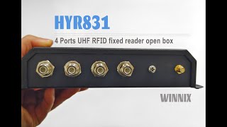 Winnix impinj R2000 Chip 4 ports uhf rfid fixed reader HYR831.