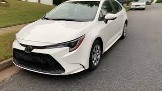 2020 Toyota Corolla LE Start Up