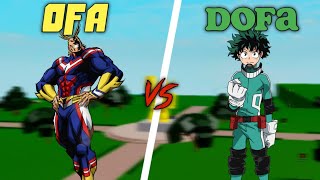 Dofa VS Ofa | Boku No Roblox Remastered