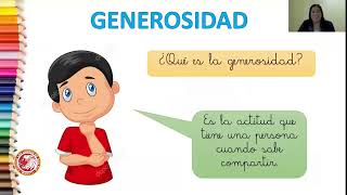 EMPATÍA Y GENEROSIDAD - HISTORIA 1º BÁSICO