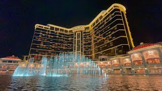 🇲🇴 Dancing Fountain at the Wynn Palace Macao Night Walking Tour [4K 30fps]