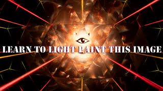 How To Light Paint An All Seeing Eye With a Kaleidoscope!