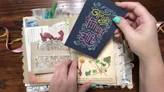 Custom journal share| Charlotte | eclectic junk journal