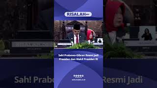 Prabowo-Gibran Resmi Jadi Presiden dan Wakil Presiden RI