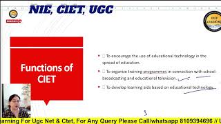 Agencies of In-Service Teacher Education | UGC, CIET, RIE by MONISHA MISHRA