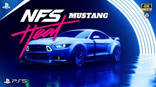 NFS HEAT | PS5 4K GAMEPLAY | MUSTANG GT #mustanggt