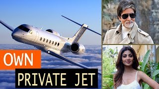 9 Bollywood Actors owning Private Jet | Gyan Junction