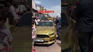 First golden car of India #goldencar