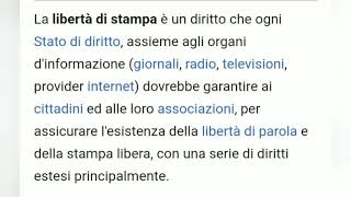 LA LIBERA (NON PROPRIO LIBERA) INFORMAZIONE