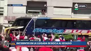 Ônibus do Boca Juniors é atacado pela torcida do River Plate