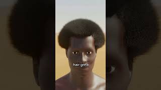 why black people have coily hair?! 🧑🏿#science #facts #hair #africa #usa #fyp