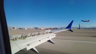 United Airlines Boeing 737  Max 8  - Las Vegas arrival-  2024