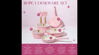 Paris Hilton Ceramic Nonstick Cookware Set