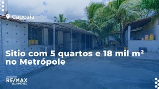 Sitio com 5 quartos e 18m² no Metrópole | Venda