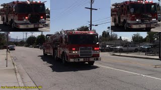 San Bernardino County Fire- Company 221, AMR & San Bernardino Police Responding