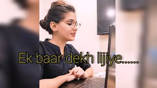 Ek baar dekh lijiye (Cover by Rupal) #heeramandionnetflix #sanjayleelabhansali #officefun #casually