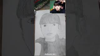 BTS JUNGKOOK DRAWING ⟭⟬💜 | HAPPY BIRTHDAY JEON JUNGKOOK 💜. Video #175 #bts #jungkook #btsarmy