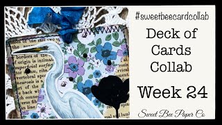 Week 24 Collage Collab | Deck of Cards Collab Weekly Project | Collage Challenge #sweetbeecardcollab