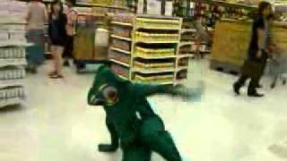 Gumby breakdancing !