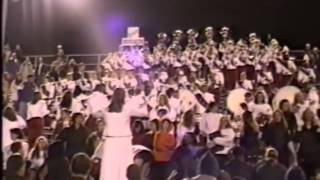 Valdosta State Blazer Marching Band in stands  1995