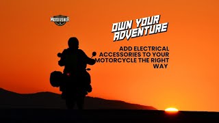 How to add electrical accessories to your motorcycle the right way and not mess with the stock wi...