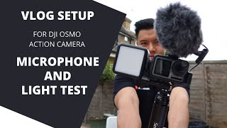 THE BEST ULTIMATE VLOG SETUP for DJI Osmo action camera review