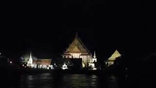 NIGHT CRUISE ON THE CHAO PHRAYA RIVER, BANGKOK