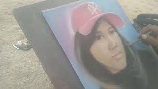 Portrait Pastel A Lady - Portrait Artist By Komang Wawan.