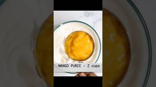 Homemade Mango Ice Cream without icecream machine #shorts #icecream #healthyfood