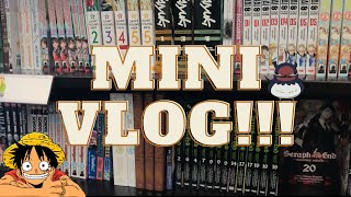 Mini Vlog! manga shopping + manga haul