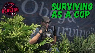 Surviving as a Cop in GTA RP  - RedlineRP