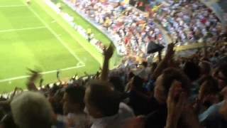 Malaga supporters v Panathinaikos