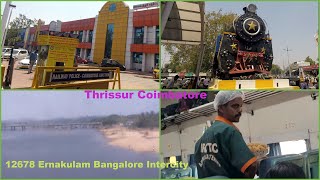 A Short Journey Thrissur - Coimbatore - Ernakulam Bangalore Intercity