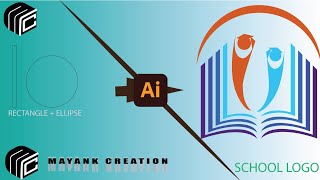 How to create School | Education Logo Design in Adobe illustrator #adobe #illustrator #illustration