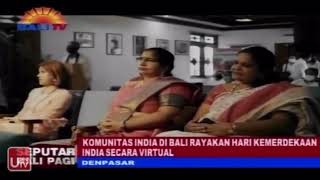 74th Independence Day of India celebration on "Seputar Bali Pagi" program - Bali TV