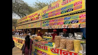 INDIAN STREET FOOD | JALEBI | BHATURA | KACHORI | MUCH MORE | SURAJKUND MELA