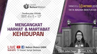 Ibadah Minggu 18 Oktober 2020 || Jemaat GMIM Baitani Matani Wilayah Tomohon Satu