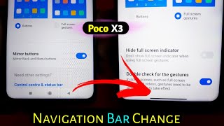 Poco X3 Full Screen Setting | Poco X3 Full Screen Display | Poco X3 Navigation Bar Change | #PocoX3