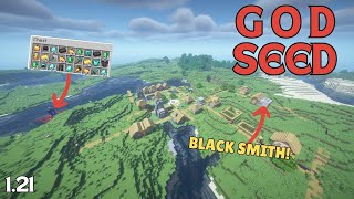 [Best God Seed] For Minecraft 1.21 Java Edition | Seed Minecraft 1.21 | Minecraft Seeds