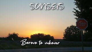 sunset 🌇 Borovo to sajmešte / zalazak sunca