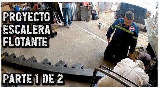 Proyecto de fabricación, instalación y pintado de una escalera flotante, parte 1 de 2 - El Maestre