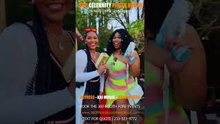 360 Celebrity Photo Booth, Actress KAI MORAE, Uncensored, Celebrity Pool Party Hollywood