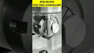 Using the ER32 block head size of  bolt can be easily created #cnc #ER32