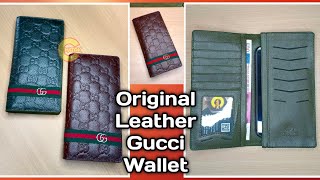 GUCCI Leather Wallet For Men. Multi-Cardholder Mobile Cover Wallet. Gucci wallet price in Bangladesh